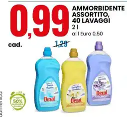Eurospin AMMORBIDENTE ASSORTITO, 40 LAVAGGI offerta