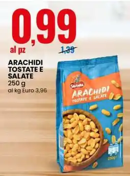 Eurospin ARACHIDI TOSTATE E SALATE offerta