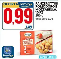 Eurospin PANZEROTTINI POMODORO E MOZZARELLA, 10 PZ offerta