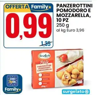 Eurospin PANZEROTTINI POMODORO E MOZZARELLA, 10 PZ offerta