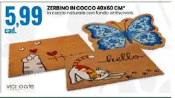 Eurospin ZERBINO IN COCCO 40X60 CM offerta