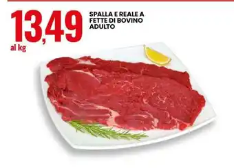 Eurospin SPALLA E REALE A FETTE DI BOVINO ADULTO offerta