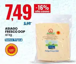 Eurospin ASIAGO FRESCO DOP offerta