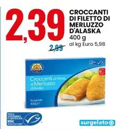 Eurospin CROCCANTI DI FILETTO DI MERLUZZO D'ALASKA offerta