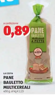 ALDI LA CESTA PANE BAULETTO MULTICEREALI offerta