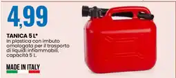 Eurospin TANICA 5 L offerta