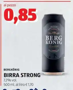 ALDI BERGKÖNIG BIRRA STRONG offerta