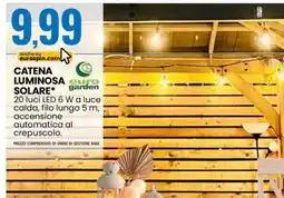 Eurospin CATENA LUMINOSA SOLARE offerta