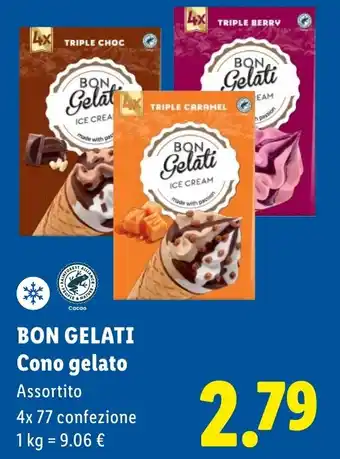 BON GELATI Cono gelato
