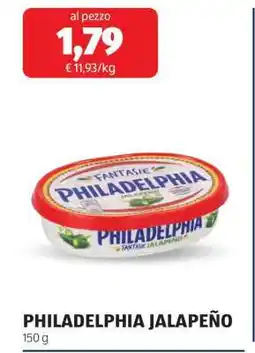 ALDI PHILADELPHIA JALAPEÑO offerta