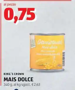 ALDI KING'S CROWN offerta