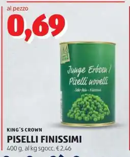 ALDI PISELLI FINISSIMI offerta