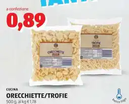 ALDI ORECCHIETTE/TROFIE offerta