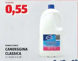 ALDI POWER FORCE CANDEGGINA CLASSICA offerta