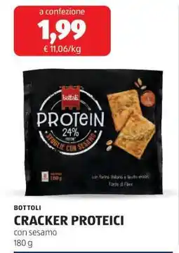 ALDI BOTTOLI CRACKER PROTEICI offerta