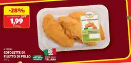 ALDI COTOLETTE DI FILETTO DI POLLO offerta