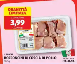 ALDI BOCCONCINI DI COSCIA DI POLLO offerta
