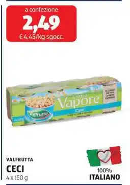 ALDI VALFRUTTA CECI offerta
