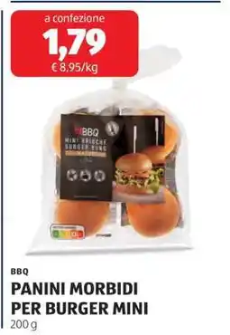 ALDI PANINI MORBIDI PER BURGER MINI offerta