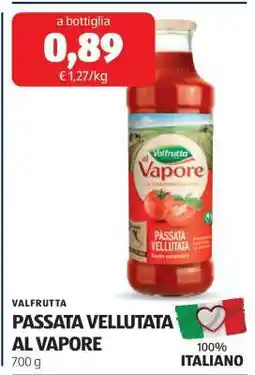 ALDI VALFRUTTA Passata Vellutata al Vapore offerta