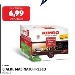ALDI KIMBO CIALDE MACINATO FRESCO offerta