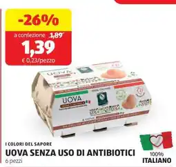 ALDI UOVA SENZA USO DI ANTIBIOTICI offerta