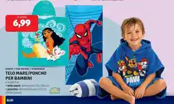 ALDI TELO MARE/PONCHO PER BAMBINI offerta