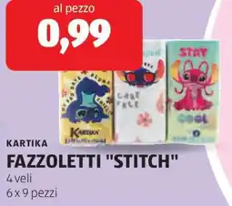 ALDI FAZZOLETTI STITCH offerta