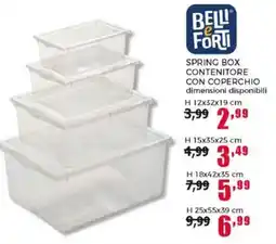 Happy Casa Belli e forti spring box contenitore con coperchio offerta