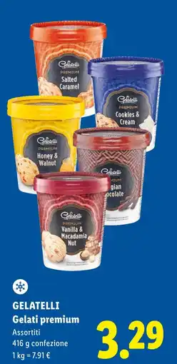 Lidl GELATELLI Gelati premium offerta
