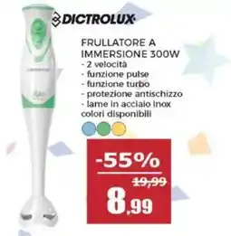 Happy Casa Dictrolux frullatore a immersione 300W offerta