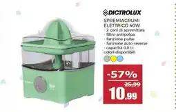 Happy Casa Dictrolux spremiagrumi elettrico 40W offerta