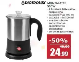 Happy Casa Dictrolux montalatte 550W offerta