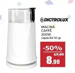 Happy Casa Dictrolux macina caffè 200W offerta