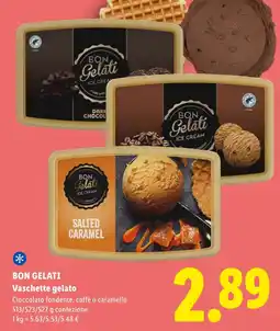 Lidl BON GELATI Cioccolato fondente, caffè o caramello offerta