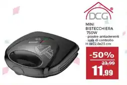 Happy Casa DCG Mini bistecchiera 750W offerta