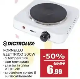 Happy Casa Dictrolux fornello elettrico 500W offerta