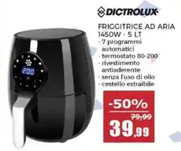 Happy Casa Dictrolux friggitrice ad aria 1450W offerta
