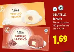Lidl GELATELLI Tartufo Bianco o classico offerta