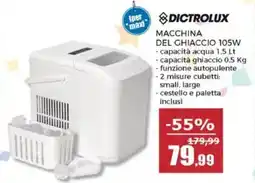 Happy Casa Dictrolux macchina del ghiaccio 105W offerta