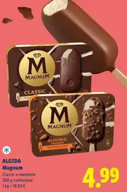 Lidl ALGIDA Magnum Classic o mandorle offerta