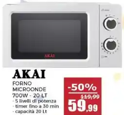 Happy Casa Akai forno microonde 700W offerta
