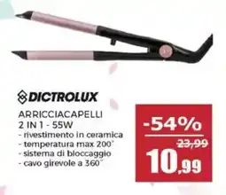 Happy Casa Dictrolux arricciacapelli 2 in 1 55W offerta