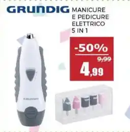 Happy Casa Grundig manicure e pedicure elettrico 5 in 1 offerta
