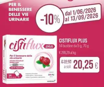 Cistiflux plus 14 bustine