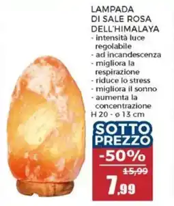 Happy Casa Lampada di sale rosa dell'himalaya offerta