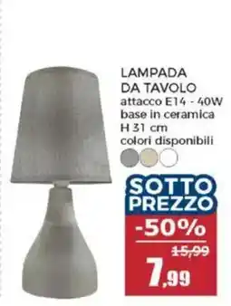Happy Casa Lampada da tavolo offerta