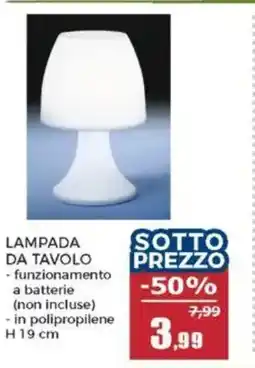 Happy Casa Lampada da tavolo offerta