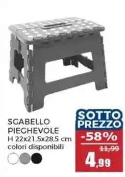 Happy Casa Sgabello pieghevole offerta