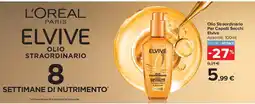Carrefour Market Olio Straordinario Per Capelli Secchi Elvive offerta